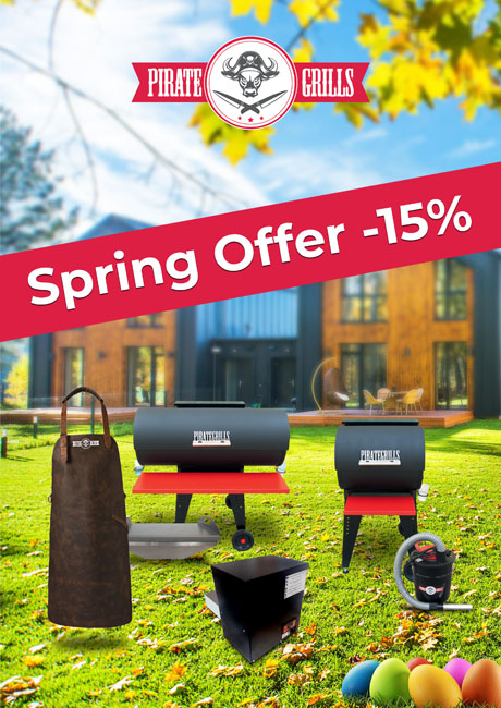 Popup Pirategrills Spring Offer 15%